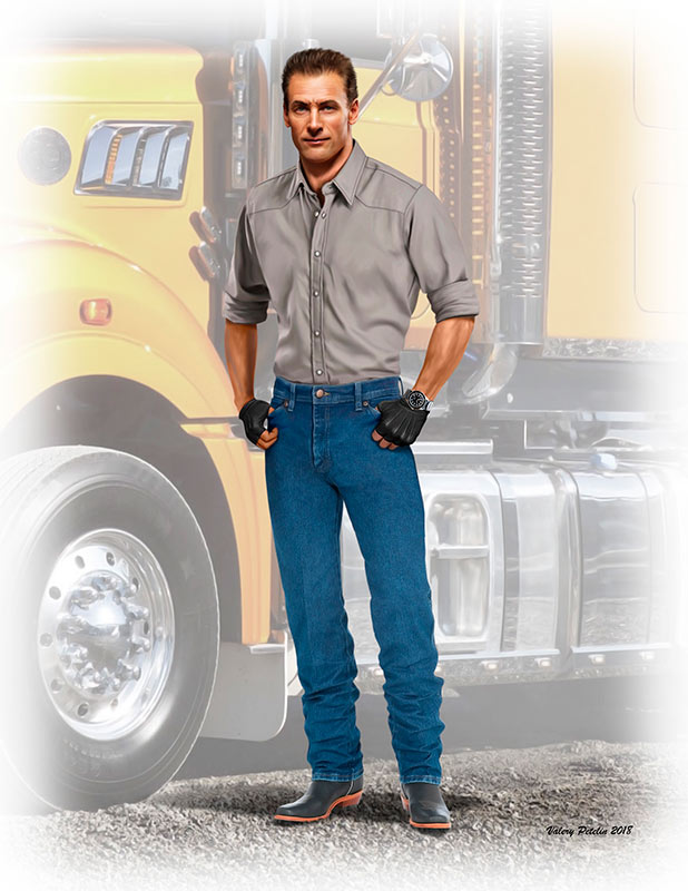 Stan Long Haul Thompson Trucker Standing