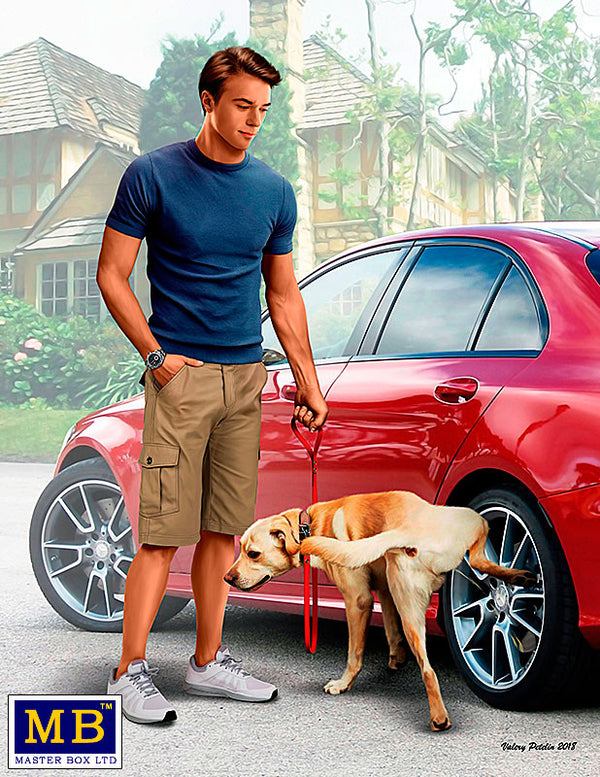 Bart & Radley the Dog w/Leg-Up