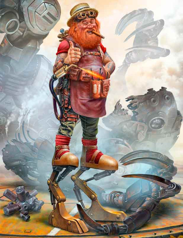 At the Edge of the Universe Ianis Gladiatorial Robot Engineer