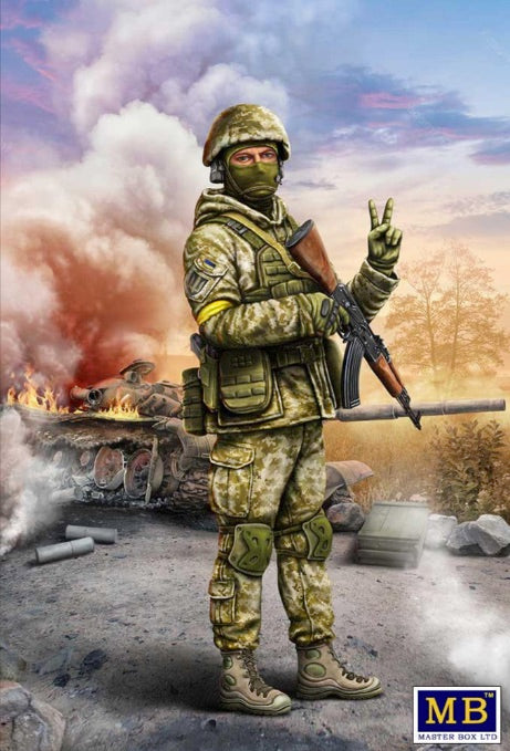 Master Box Ukrainian Soldier Defense of Kyiv March 2022