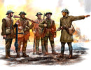 WWI British Infantry Somme Battle 1916 (x5) Plastic Model Kit