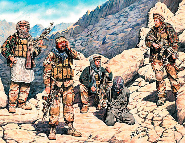 Somewhere in the Middle East Present Day Special Ops Team w/Hostage Pla