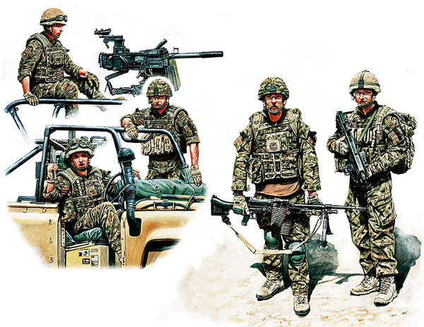 Modern UK Infantrymen Present Day (x5)