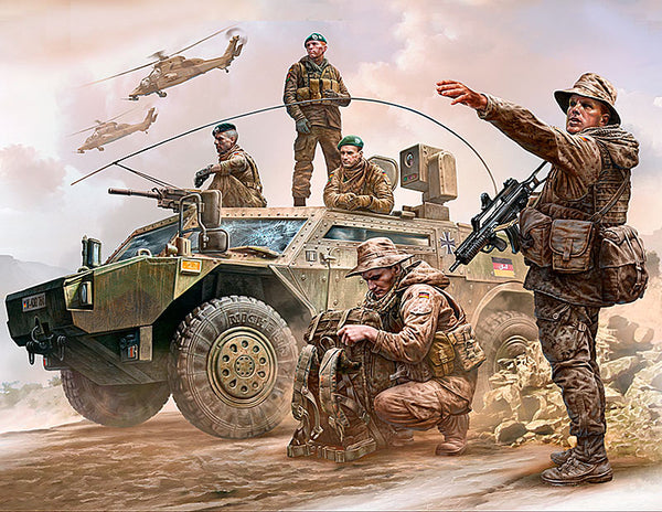 Bundeswehr German Military Men Present Day Kit (x5)
