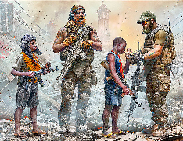 Somewhere on our planet Sharing a smoke