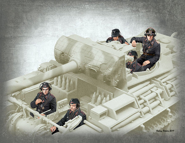 German Tank Crew Riders 1944-1945 Plastic Model Kit