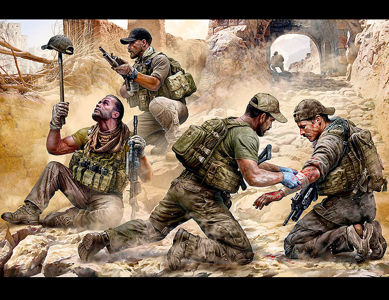 Danger Close Special Operations Team Present Day Kit (x4)