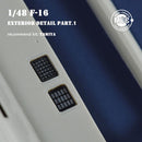 1/48 Mini Craft Collection F-16 Exterior Detail Part 1