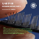 1/48 Mini Craft Collection F-16 Exterior Detail Part 1
