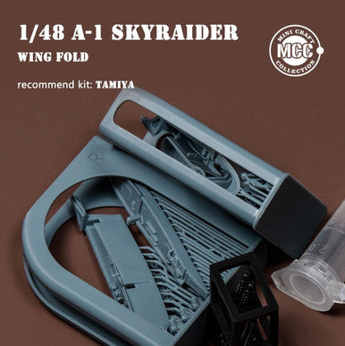 1/48 Mini Craft Collection A-1 Skyraider Wing Fold /w Metal Gun Barrels