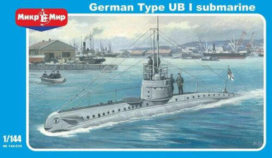1/144 Mikro Mir German UB-1 Submarine