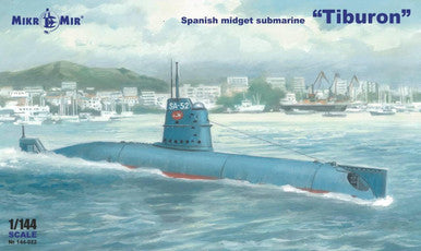 1/144 Mikro-Mir Spanish Submarine Tiburon