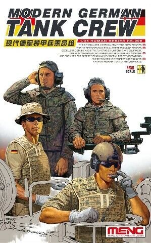 Modern German Tank Crew Figure Set (4)