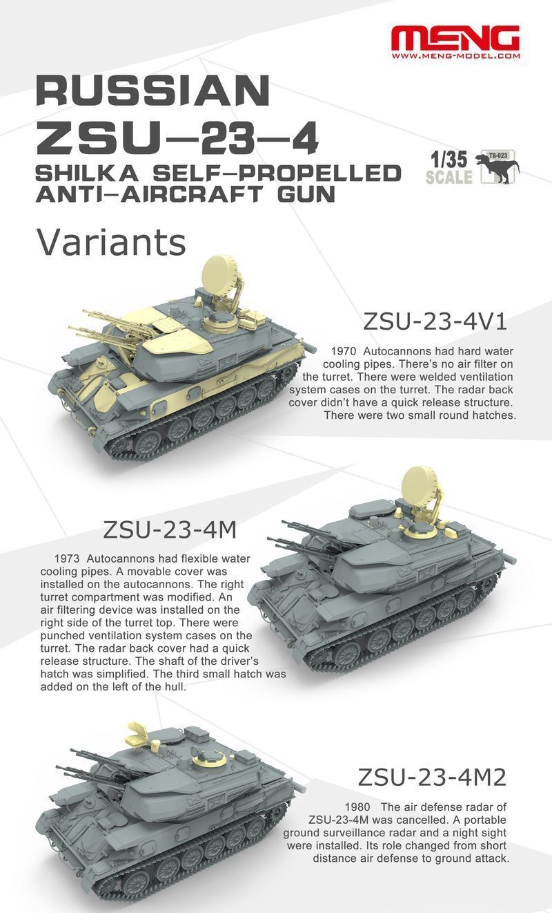 Russian ZSU23-4 Shilka Self-Propelled Anti-Aircraft Weapon System Vehicle