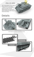 Russian ZSU23-4 Shilka Self-Propelled Anti-Aircraft Weapon System Vehicle