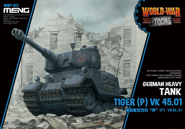 Meng Cartoon German Heavy Tank Tiger (P) VK 45.01