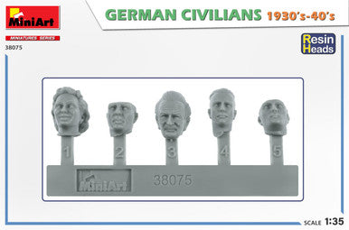 1/35 MiniArt German Civilians 1930-40s (Resin Heads)