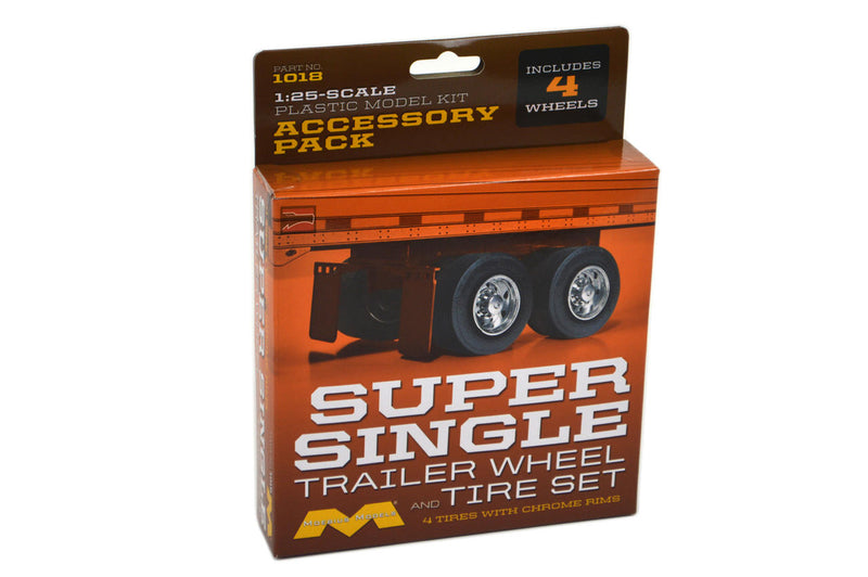 thumbnail image 2 of Moebius Models Super Single Trailer Wheel & Tire Set - 1/25 Scale MOE1018 2 of 4