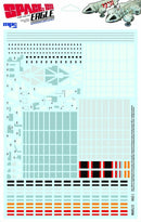Polar Lights Space 1999: Eagle 22" Transporter Panel Decals Set