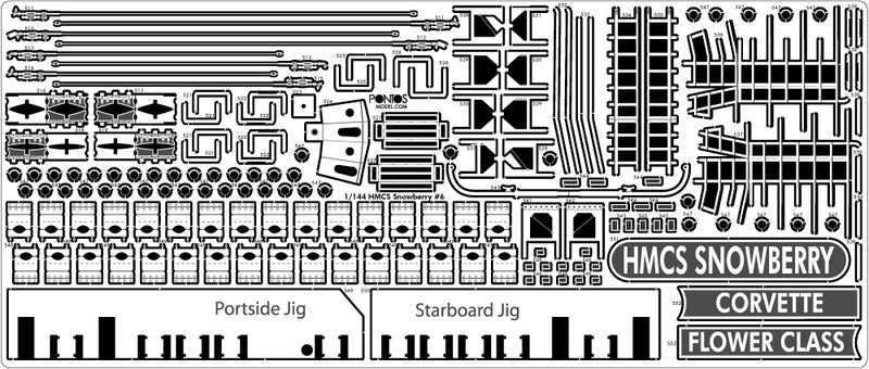 HMCS Snowberry Flower Class Detail up set