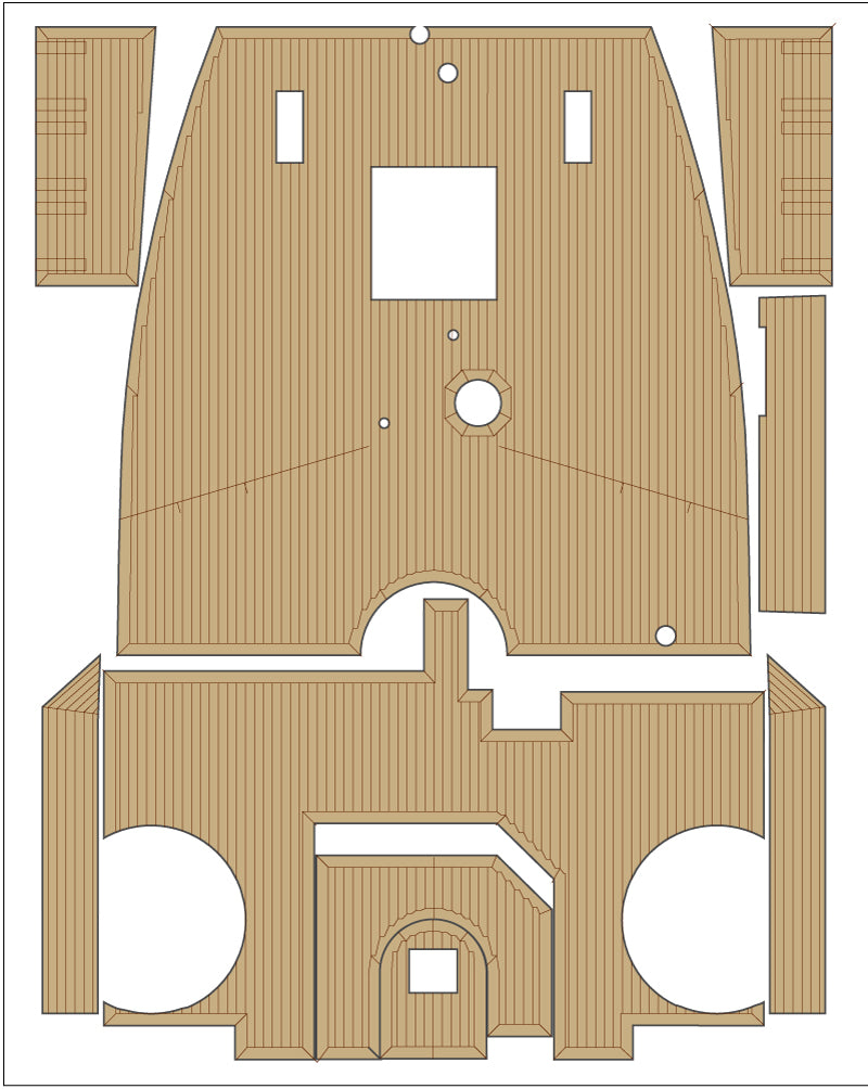 HMCS Snowberry Flower Class Detail up set