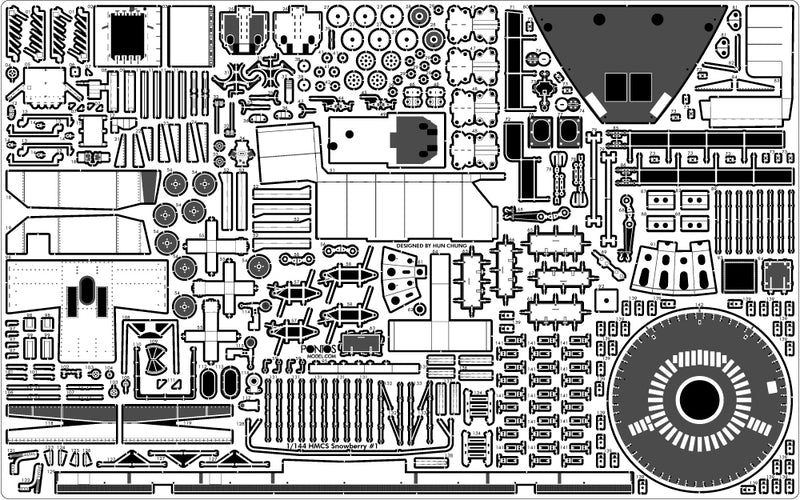 HMCS Snowberry Flower Class Detail up set