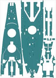 USS BB-61 Iowa Wooden deck 20B 1944 (20B Deck Blue)