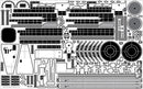 USS BB-63 Missouri 1945 Detail up set (No wooden deck)