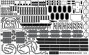 USS BB-61 Iowa 1944 Detail up set (No wooden deck)