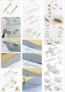 USS BB-61 Iowa 1944 Detail up set (Teak tone deck)