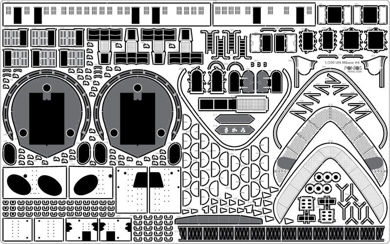 IJN Mikasa 1905 Detail up set