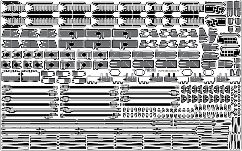 IJN Mikasa 1905 Detail up set