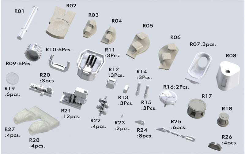 HMS Hood 1941 Detail up set