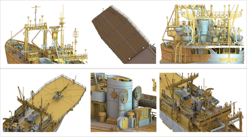 Soya Antarctica Observation Ship 3rd. Corps Plastic Model Kit