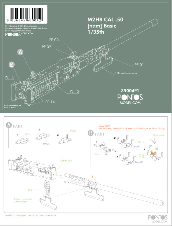 M2HB cal .50 nam Basic