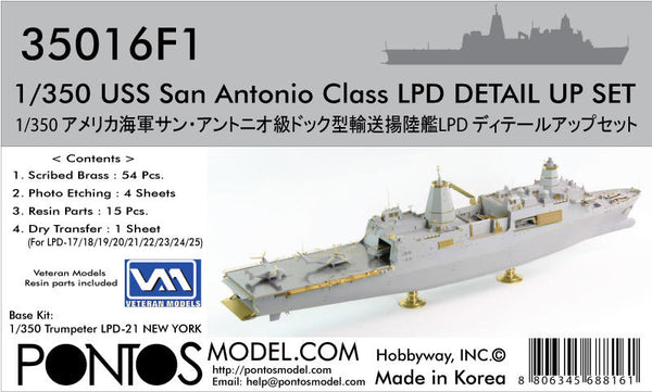 USS San Antonio Class LPD Detail up set