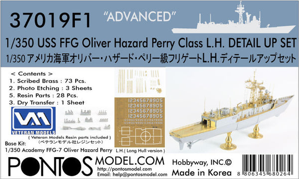 USS FFG Oliver Hazard Perry Class Detail up set Advanced