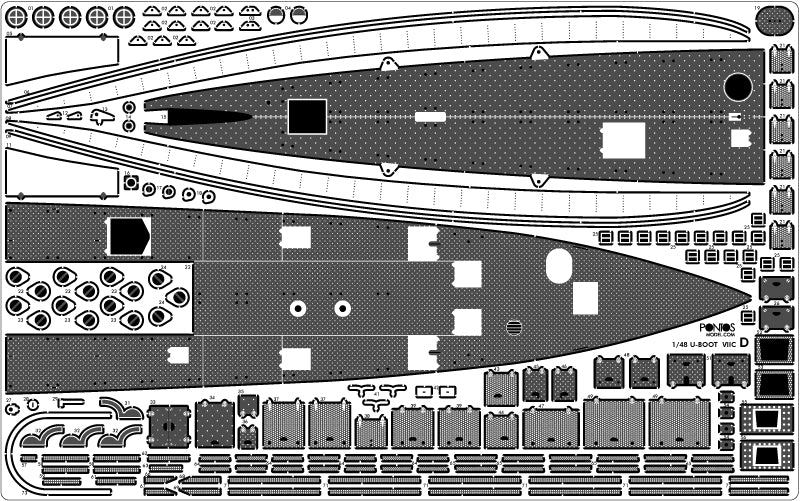 U-Boot Type VII C Detail up set