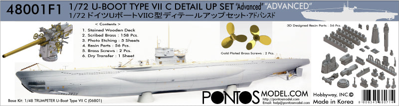 U-Boot Type VII C Detail up set