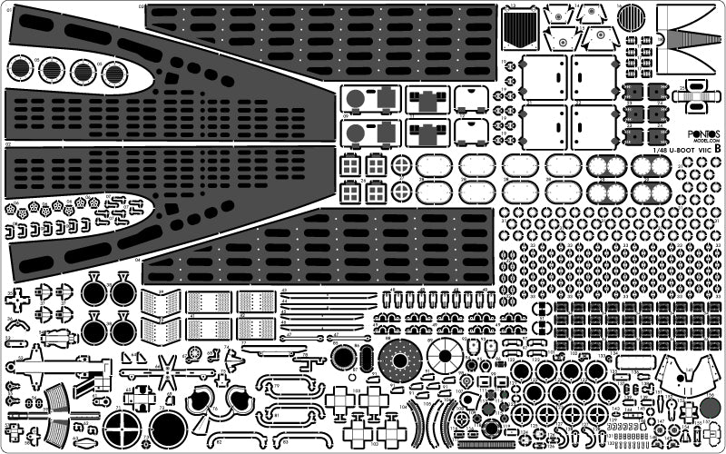 U-Boot Type VII C Detail up set