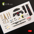 1/48 Kelik F-104G Starfighter early type interior 3D decals for Hasegawa kit