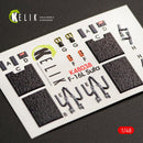 1/48 Kelik F-16I Sufa interior 3D decals for Kinetic kit