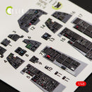 1/48 Kelik F-16I Sufa interior 3D decals for Kinetic kit