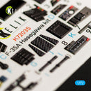 1/72 Kelik F-35A  interior 3D decals for Hasegawa kit