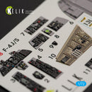 1/72 Kelik F-4J/S  Phantom II interior 3D decals for Hasegawa kit