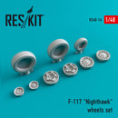 1/48 Reskit Lockheed F-117 Nighthawk wheels set