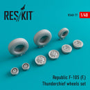 1/48 Reskit Republic F-105 (F) Thunderchief wheels set