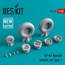 1/48 Reskit McDonnell Douglas AH-64 Apache  wheels set
