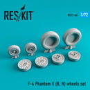 Reskit F-4 Phantom II (B, N) wheels set (1/72)