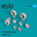 Reskit P-38 Lightning Type 1 wheels set (1/72)